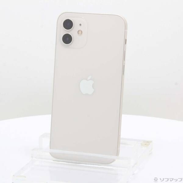 〔 品〕 iPhone12 64GB ホワイト MGHP3J A SIMフリー 344