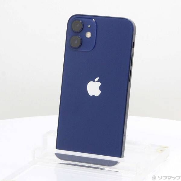 〔 品〕 iPhone12 mini 64GB ブルー MGAP3J A SIMフリー 198