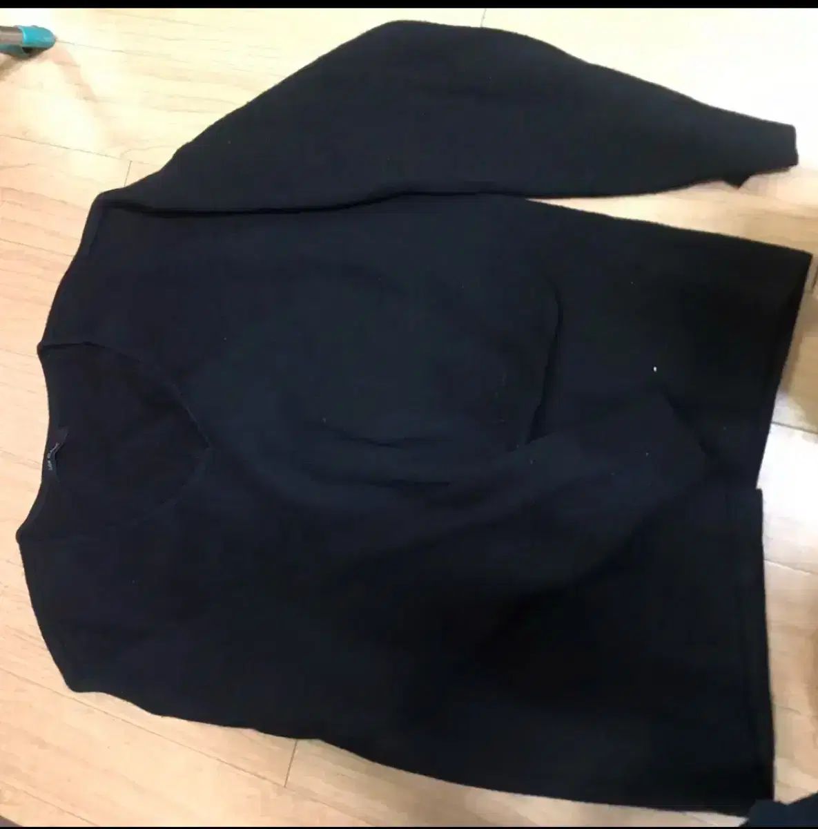 LOW CLASSIC ロウ クラシック Vネック ポケット ニット ブラック