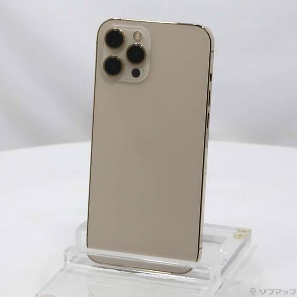 〔 品〕 iPhone12 Pro Max 128GB ゴールド MGCW3J A SIMフリー 198
