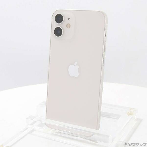 〔 品〕 iPhone12 mini 256GB ホワイト MGDT3J A SIMフリー 344