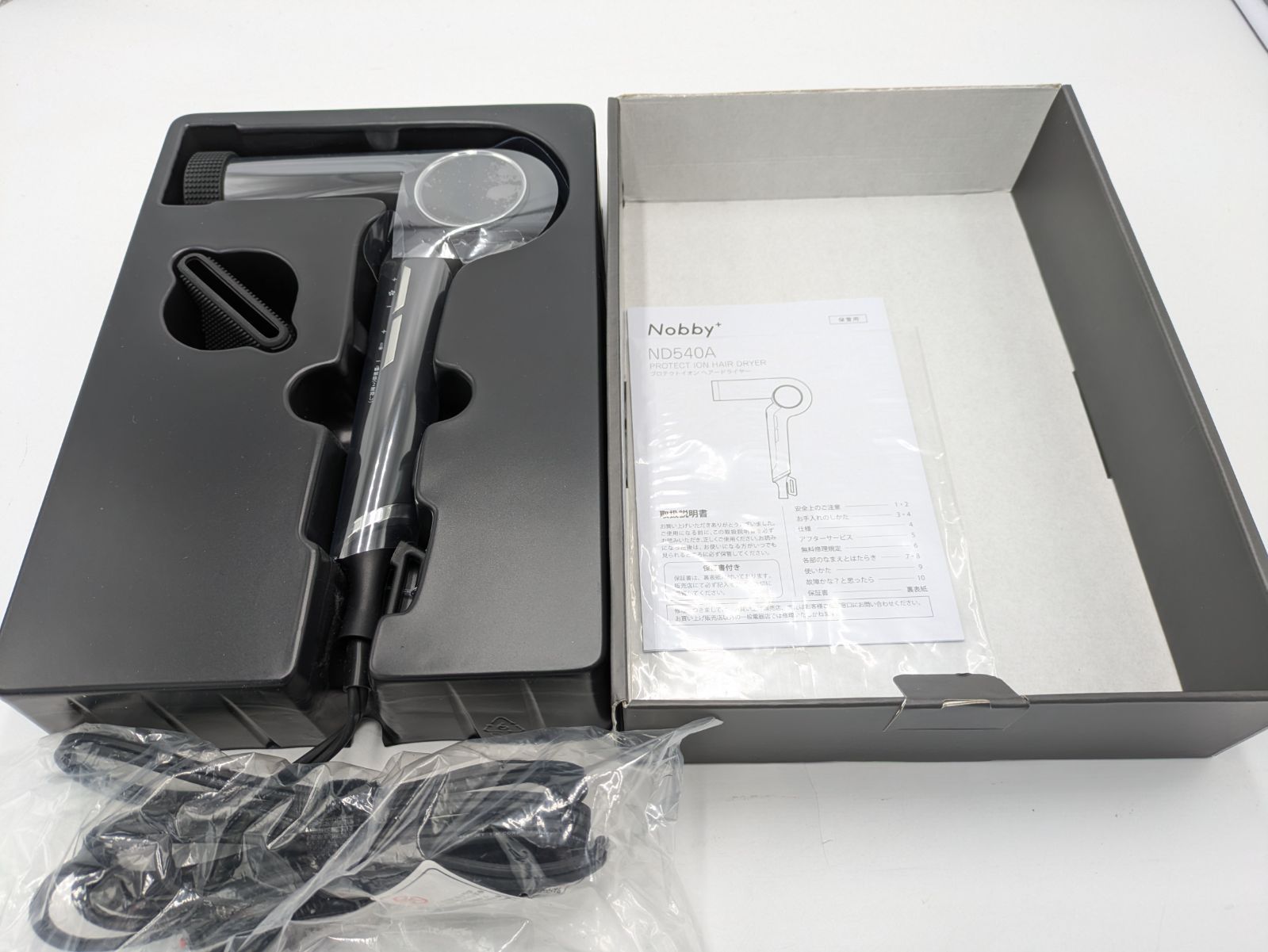 Nobby ノビープラス TESCOM テスコム ND540A ドライヤー ブラック M266