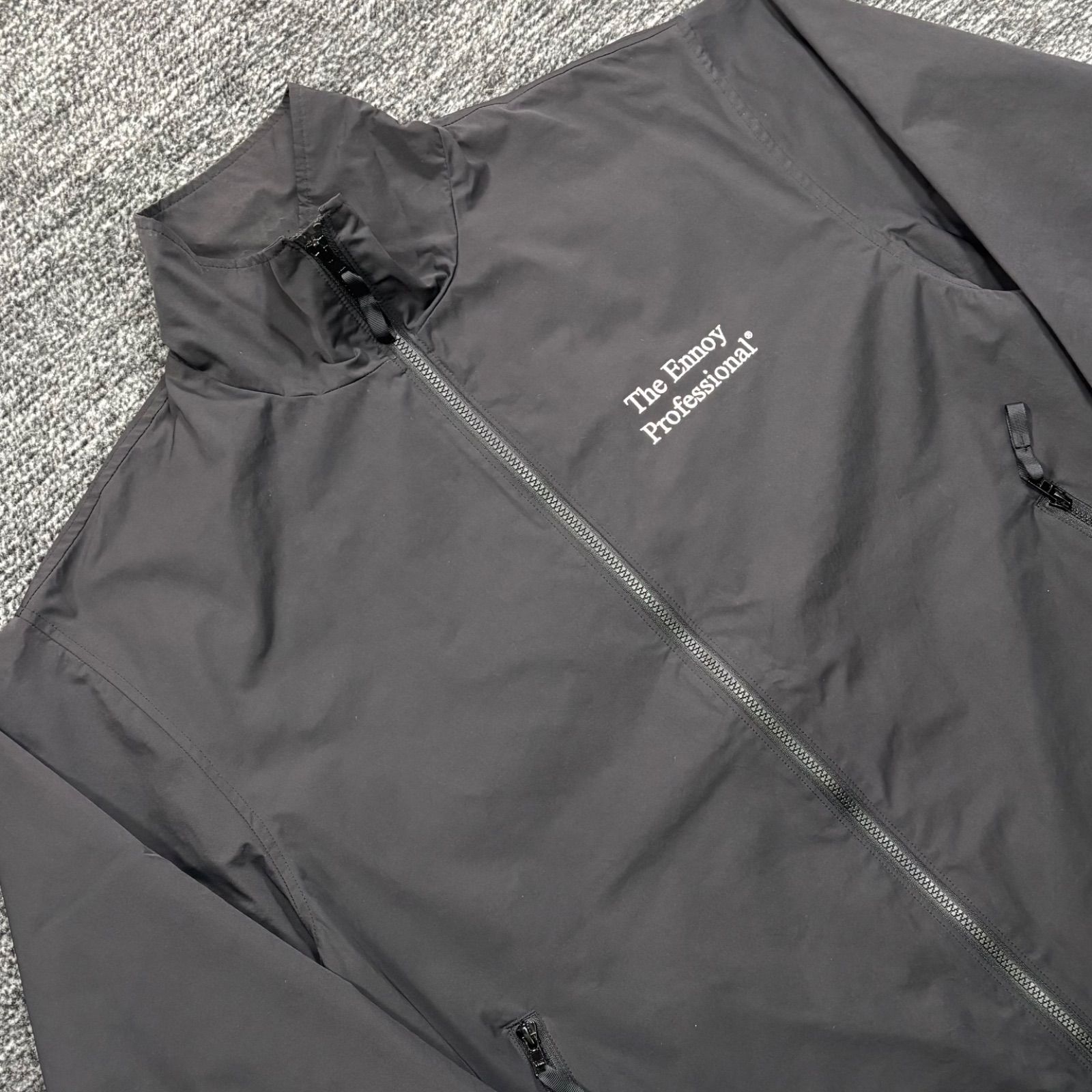 美品 ENNOY PROFESSIONAL CPN JACKET SET UP BLACK M エンノイ