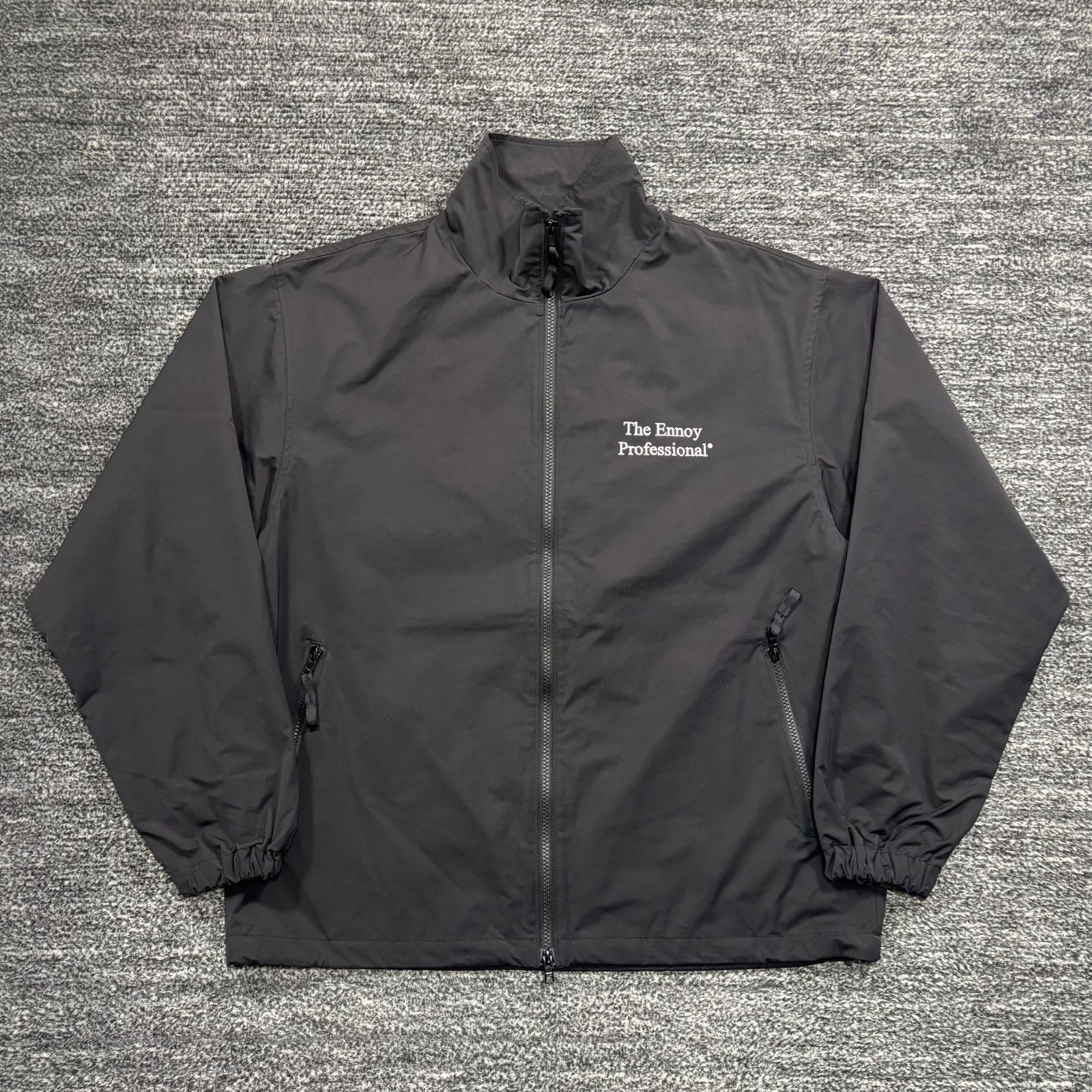 美品 ENNOY PROFESSIONAL CPN JACKET SET UP BLACK M エンノイ