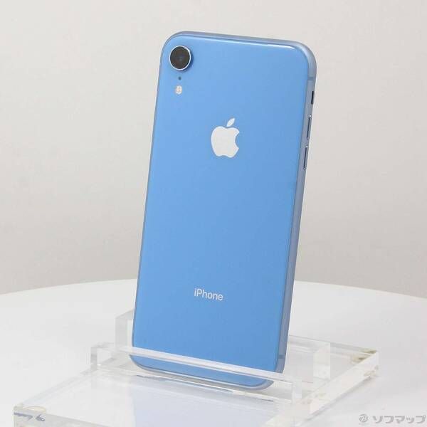 〔 品〕 iPhoneXR 64GB ブルー MT0E2J A SIMフリー 198