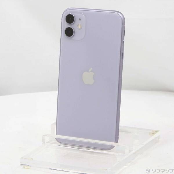 〔 品〕 iPhone11 256GB パープル MHDU3J A SIMフリー 344