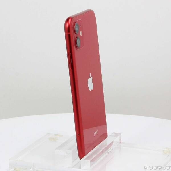 中古品〕 iPhone11 64GB プロダクトレッド MWLV2J／A SIMフリー【344