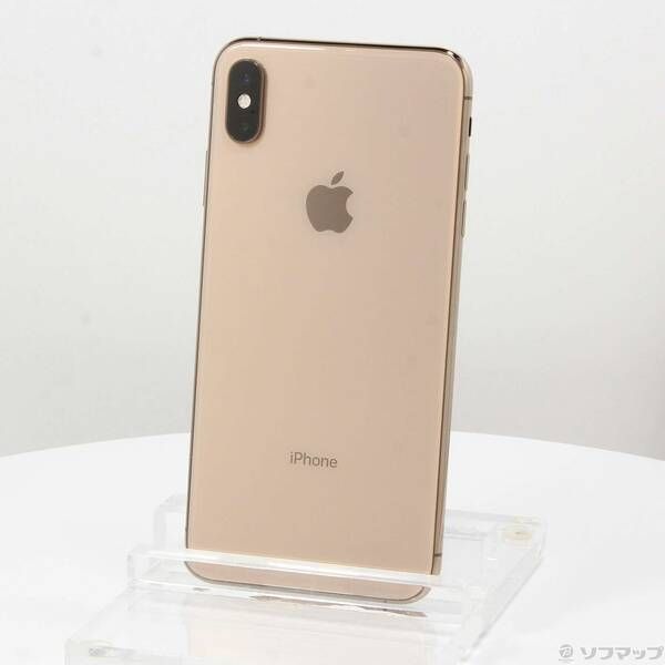 〔 品〕 iPhoneXS Max 256GB ゴールド MT6W2J A SIMフリー 198