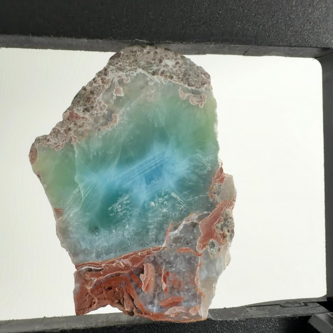 E31940】ラリマー 研磨 原石 3大ヒーリングストーン 天然石 鉱物