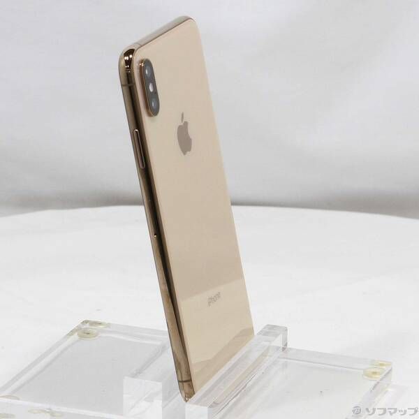 中古品〕 iPhoneXS Max 64GB ゴールド MT6T2J／A SIMフリー【198