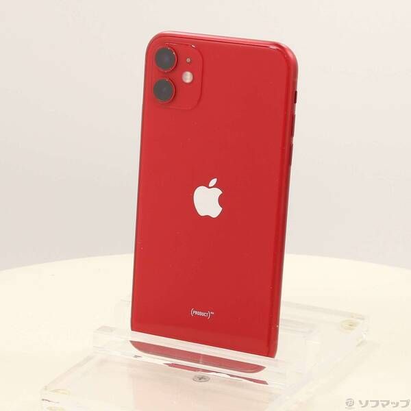〔 品〕 iPhone11 256GB プロダクトレッド MWM92J A SIMフリー 344