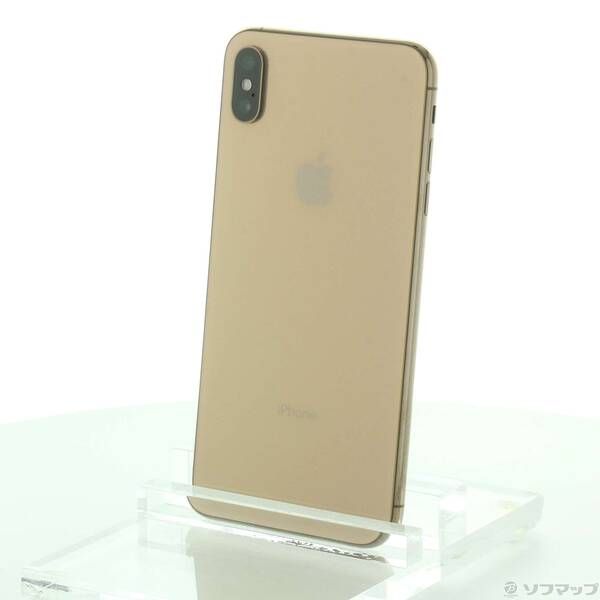 〔 品〕 iPhoneXS Max 256GB ゴールド NT6W2J A SIMフリー 198