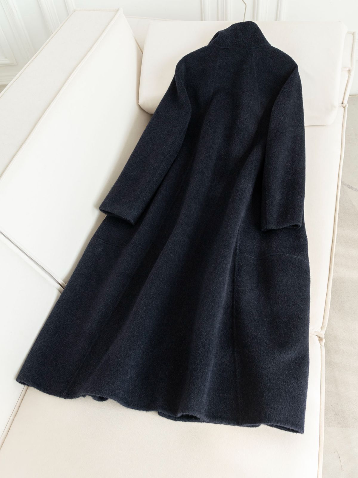 お洒落冬レディースウールカシミヤコートロングコート暖かコート