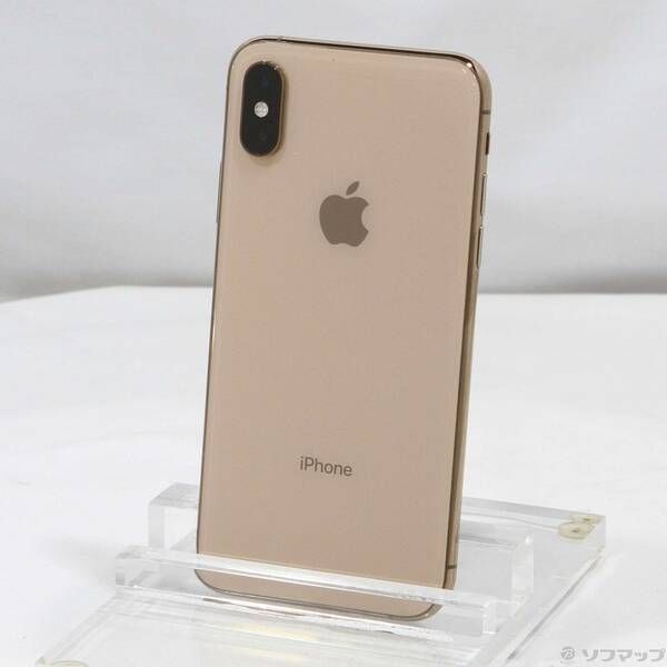 〔 品〕 iPhoneXS 256GB ゴールド MTE22J A SIMフリー 198