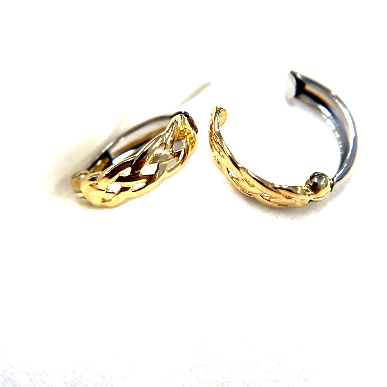 ピアリング ゴールド プラチナ K18 PT900