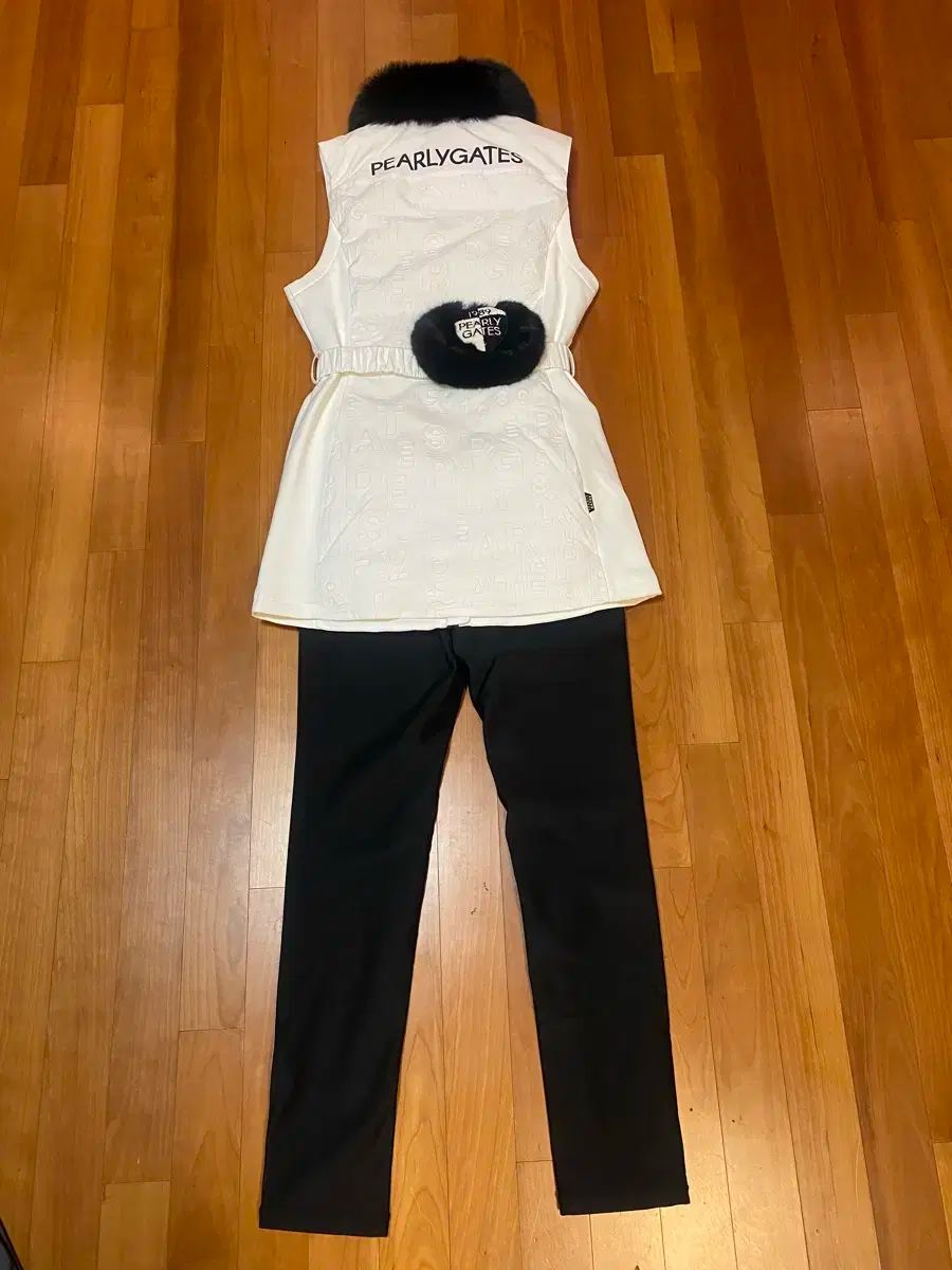 パーリーゲイツレディースサイドISTJ VENDING MACHINE Ver.グースミックスダウンパンツ0 26-27