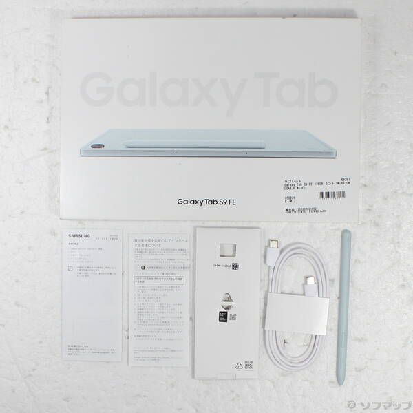  〔 〕 Galaxy Tab S 9 FE 128 GB ミント SM- Wi-Fi 377 Androidタブレット本体 タブレット