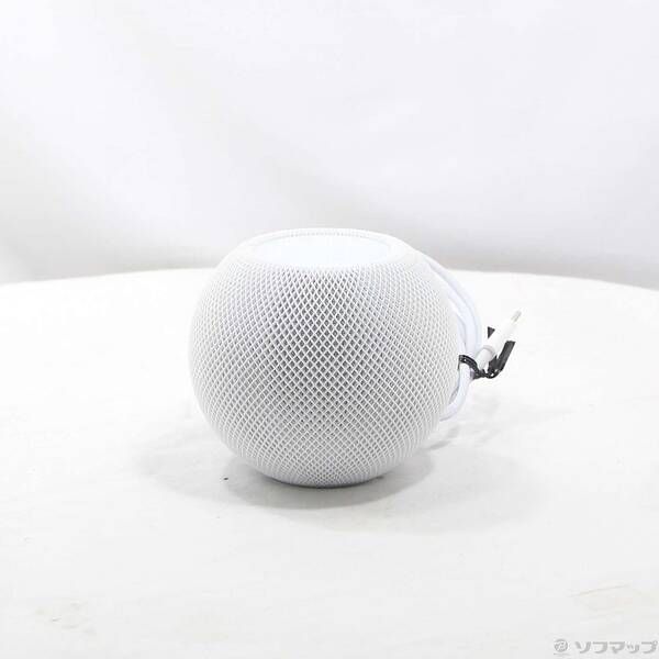 pod mini ホワイト 品〕 HomePod ストア mini ホワイト MY5H2J／A【269】 中古品