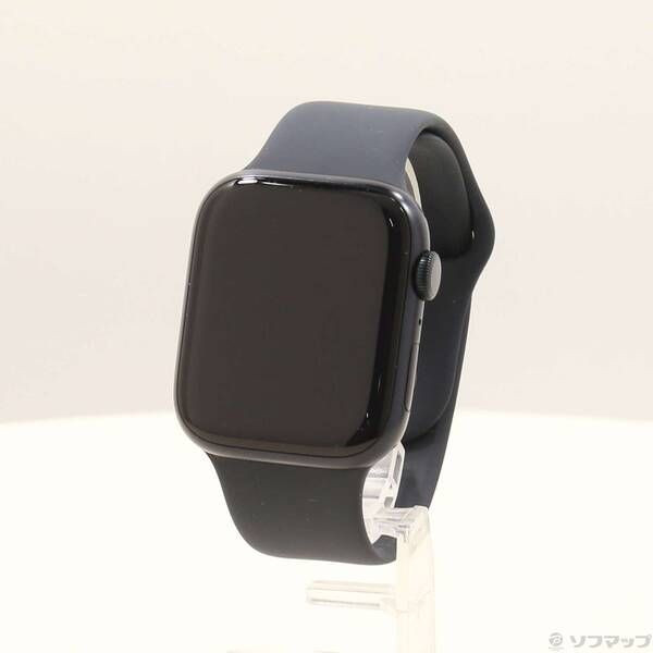 〔 品〕 Apple Watch Series 9 GPS 45mm ミッドナイトアルミニウムケース ミッドナイトスポーツバンド 344