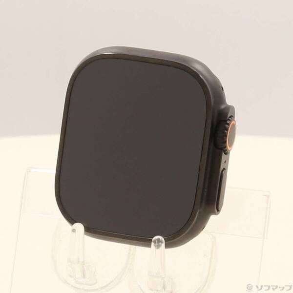 〔 品〕 Apple Watch Ultra 2 GPS Cellular 49mm ブラックチタニウムケース バンド無し 344