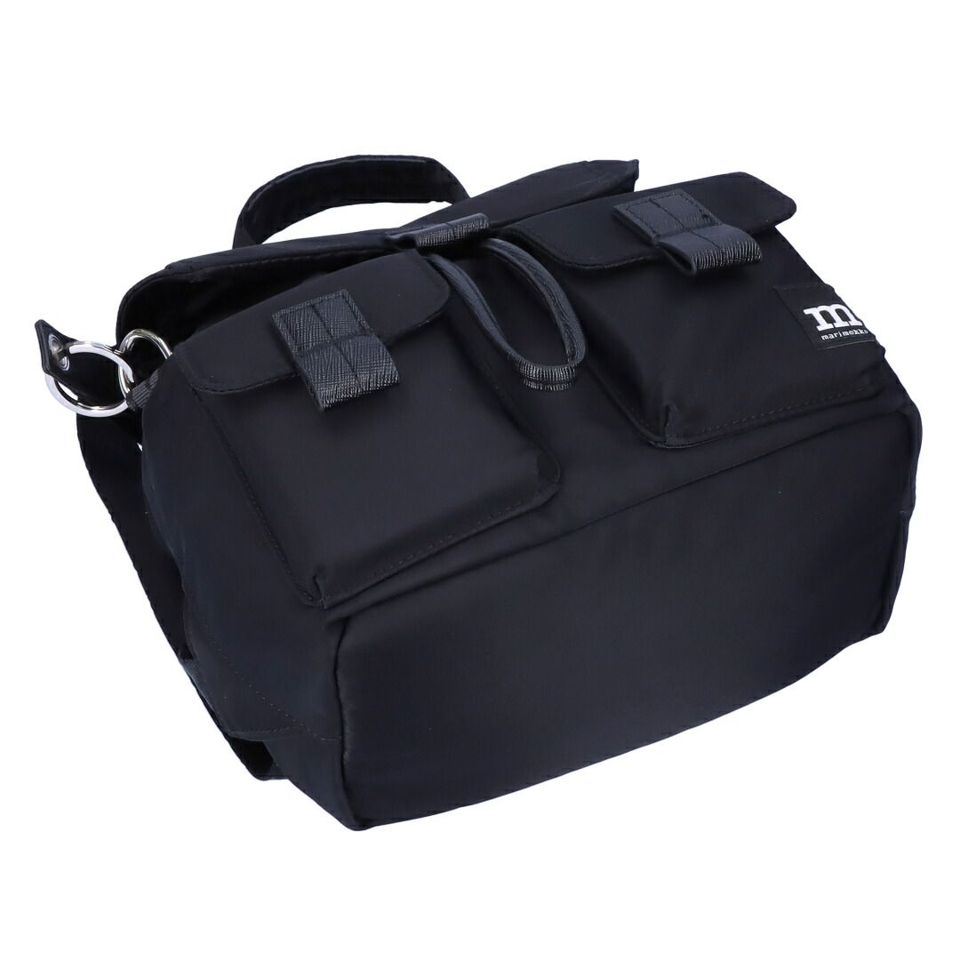  マリメッコ バッグ リュックサック SOLID S 91199 ブラック 009 BLACK リュック バックパック バッグ