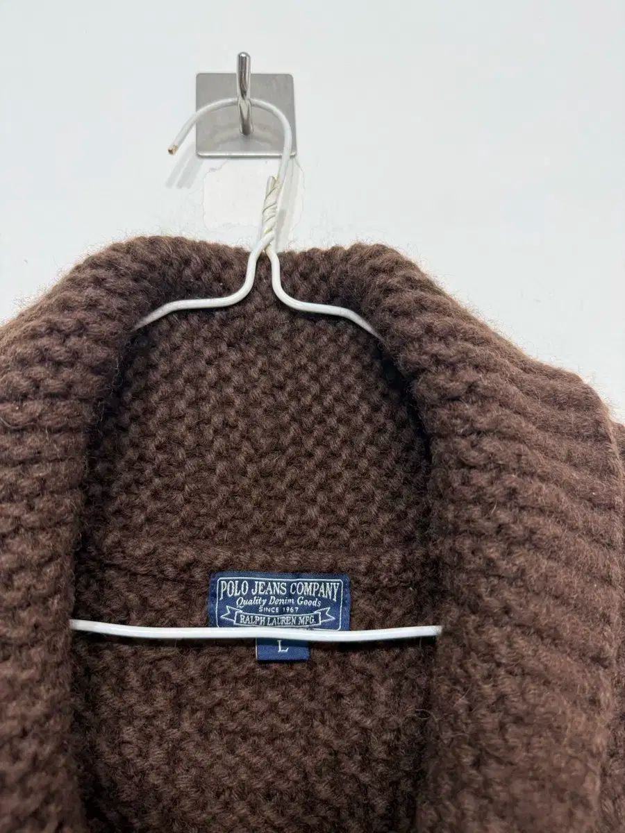 ポロ ジーンズ カンパニー ブラウン ニット ベスト L