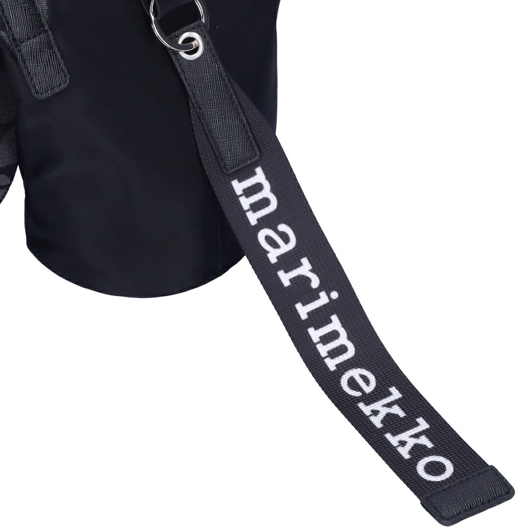  マリメッコ ショルダーバッグ SOLID BUCKET 91201 ブラック 009 BLACK ショルダーバッグ ショルダーバッグ