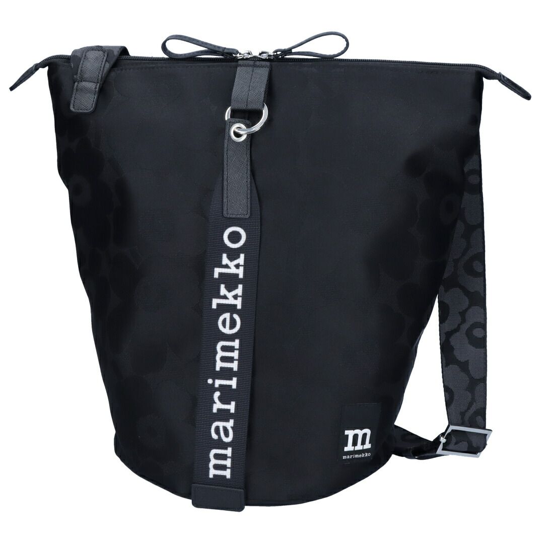 マリメッコ ショルダーバッグ ALL DAY BUCKET UNIKKO 92226 ブラック