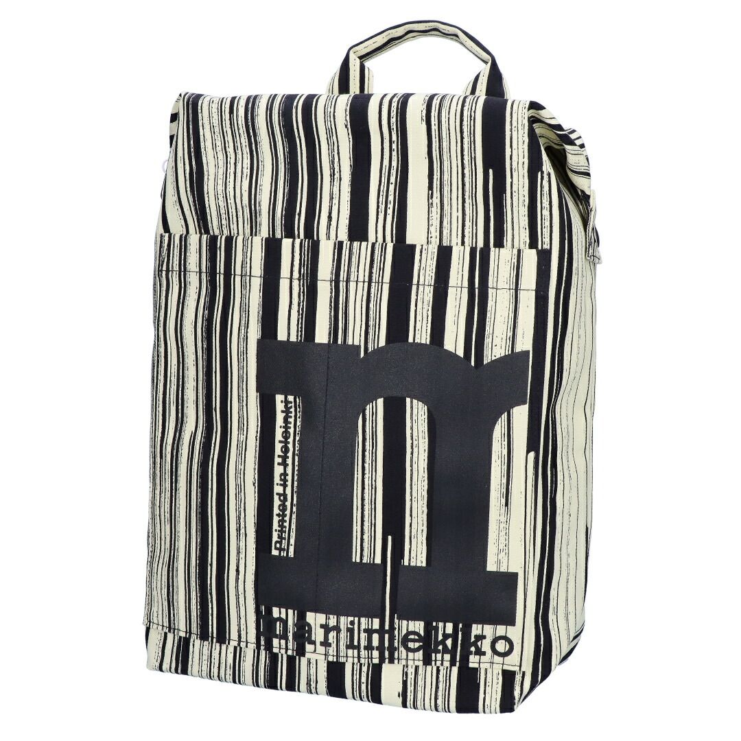 マリメッコ リュックサック バックパック MONO 93278 290 LIGHT YELLOW BLACK