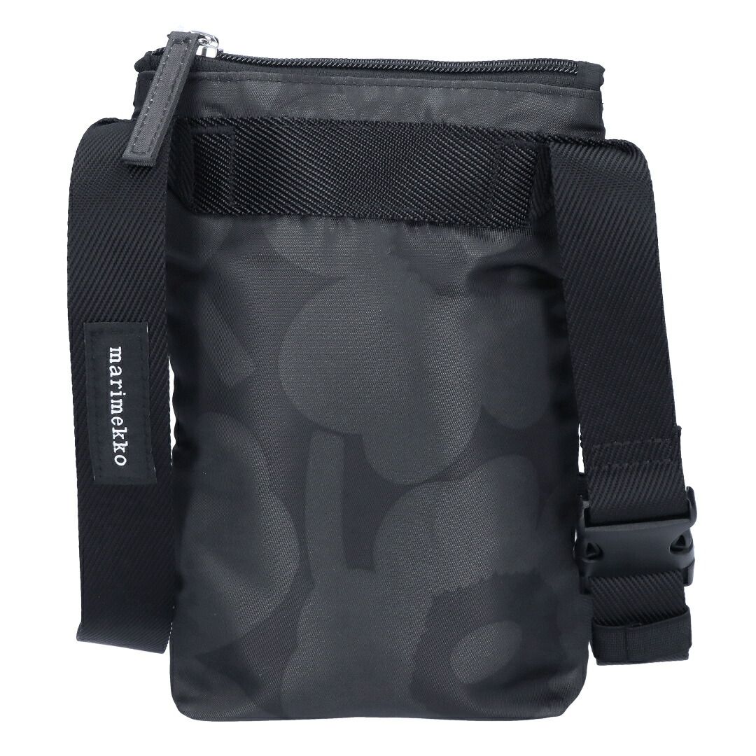 マリメッコ MARIMEKKO ショルダーバッグ NEAT PHONE POCKET UNIKKO 94124 999 DARK GREY G