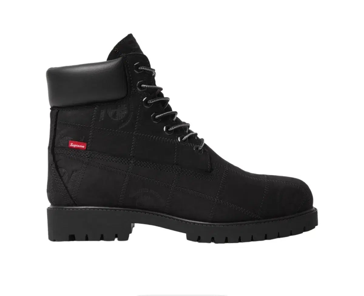 ティンバーランド x シュプリーム パッチワーク 6インチ ウォータープルーフ ブーツ ブラック