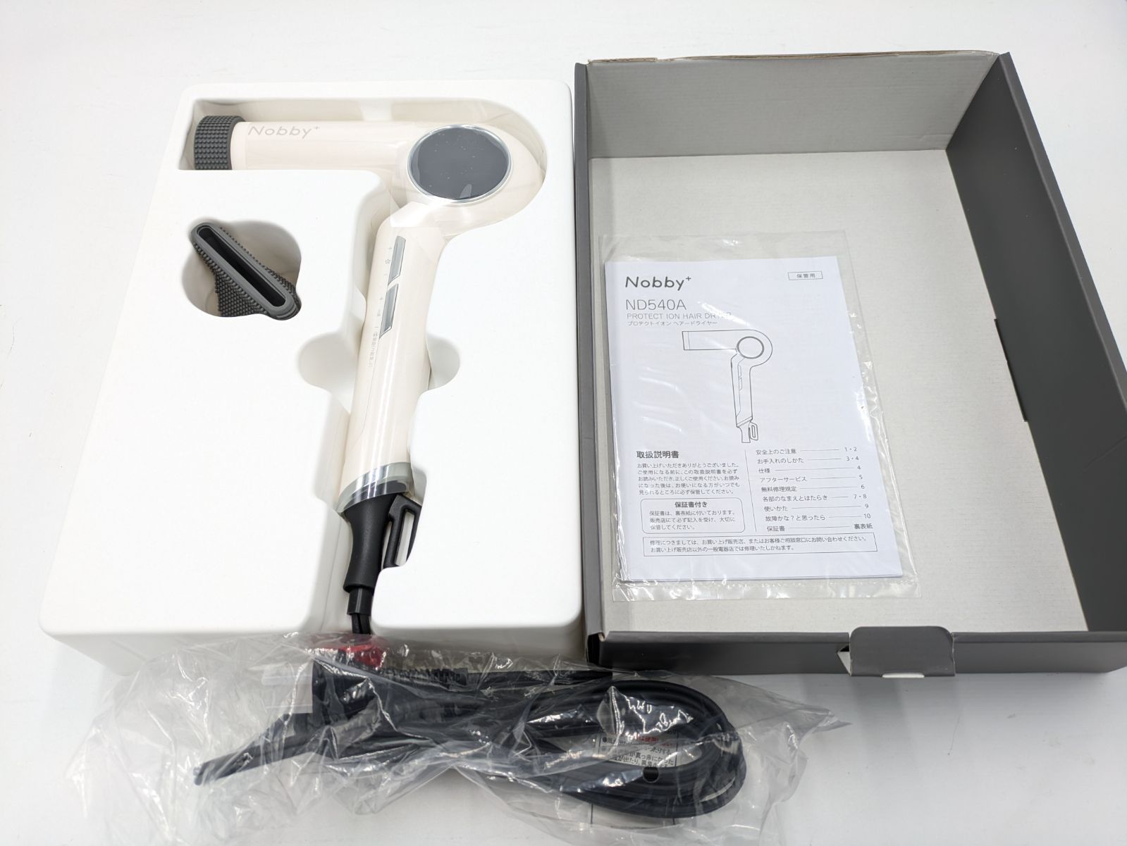 Nobby ノビープラス TESCOM テスコム ND540A ドライヤー ホワイト M267