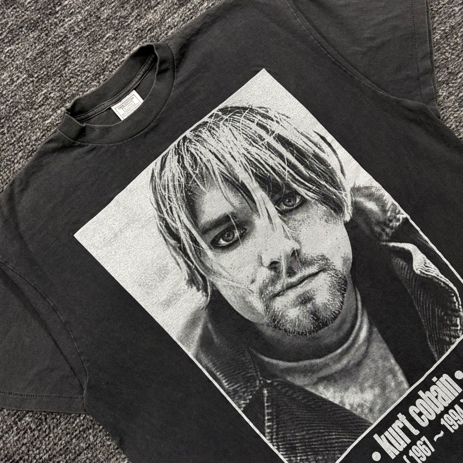 90s Kurt Cobain 1967～1994 追悼 メモリアル Tシャツ XL カート