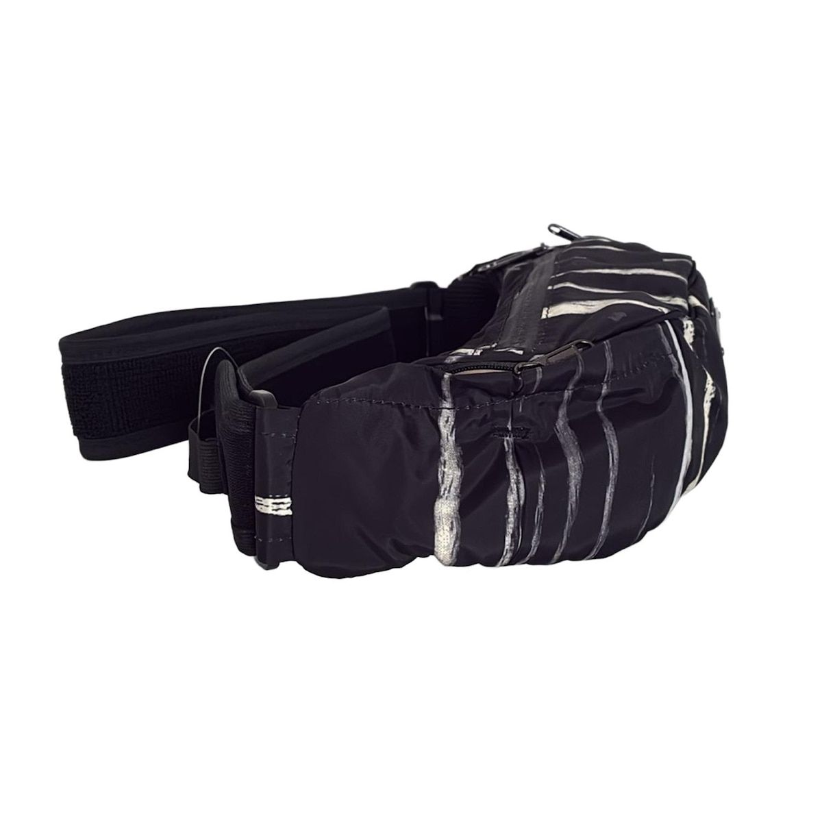 ADIDAS BY STELLA McCARTNEY アディダスバイステラマッカートニー ウエストポーチ - 黒×アイボリー ストライプ