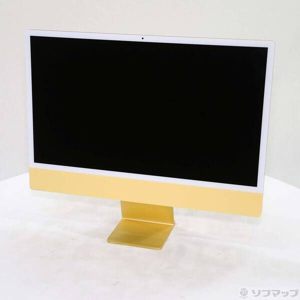 〔 品〕 iMac 24-inch Mid-2021 Z12S0005V Apple M1 8コアCPU_8コアGPU 8GB SSD256GB イエロー 〔15.7 Sequoia〕 344