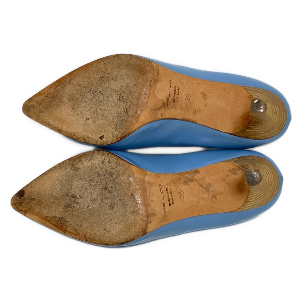 PELLICO(ペリーコ) パンプス 36 レディース - ブルーグレー レザー