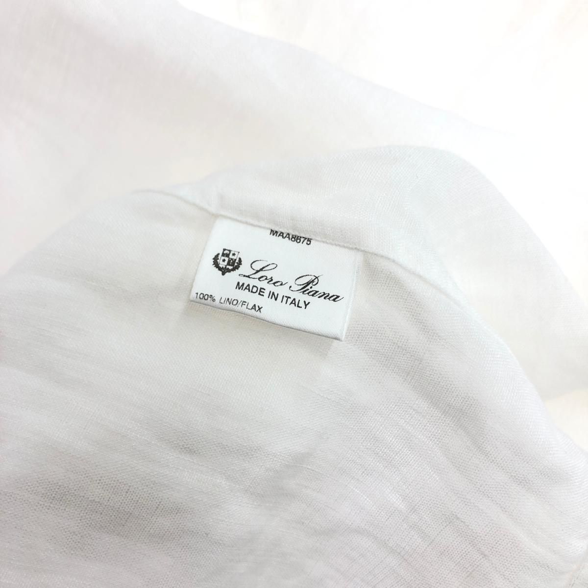 LORO PIANA ロロピアーナ リネンプルオーバーシャツ サイズ:XXL