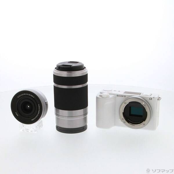 〔 品〕 VLOGCAM ZV-E10 II ダブルズームレンズキット ホワイト ZV-E10M2X W 258