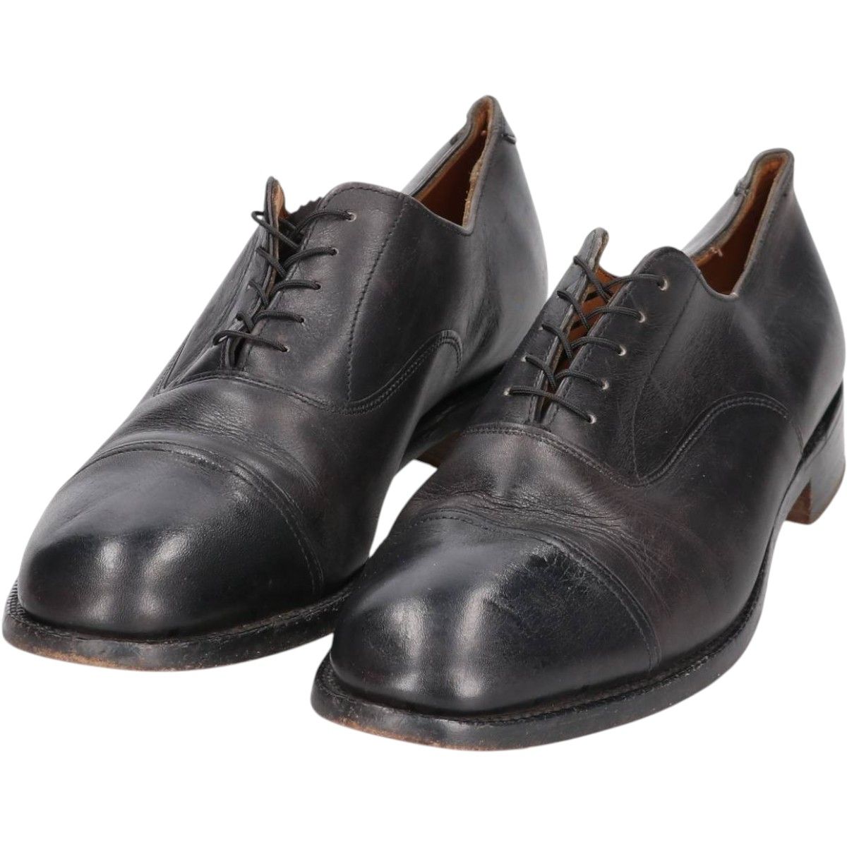 古着 00年代 SHOES ストレートチップシューズ 英国製 8 L メンズ26.0 cm相当 saa 015177