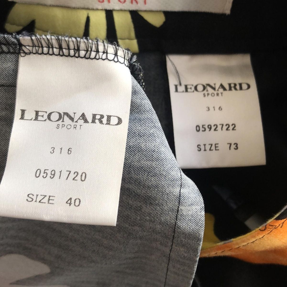 LEONARD SPORT(レオナールスポーツ) スカートスーツ レディース - 黒