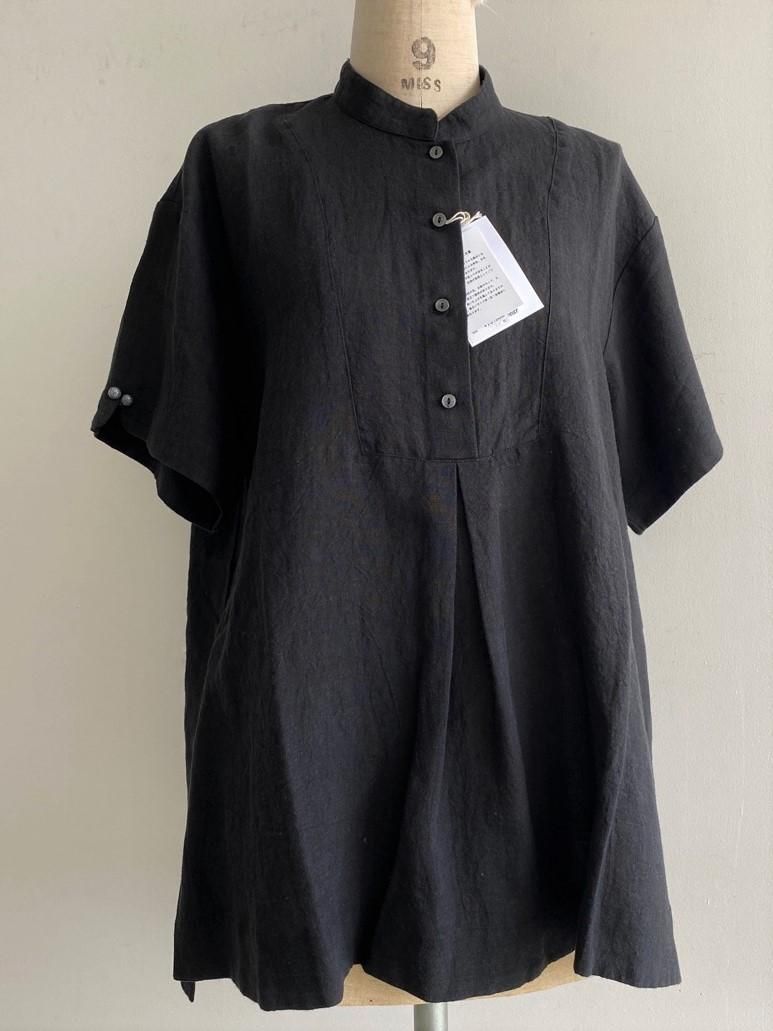 SARAHWEAR リネン半袖ブラウス C52642