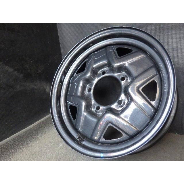 2361 スズキ ジムニー 鉄ホイール 新車外し 16 x 5 J 5穴 PCD 139 7 22 4本