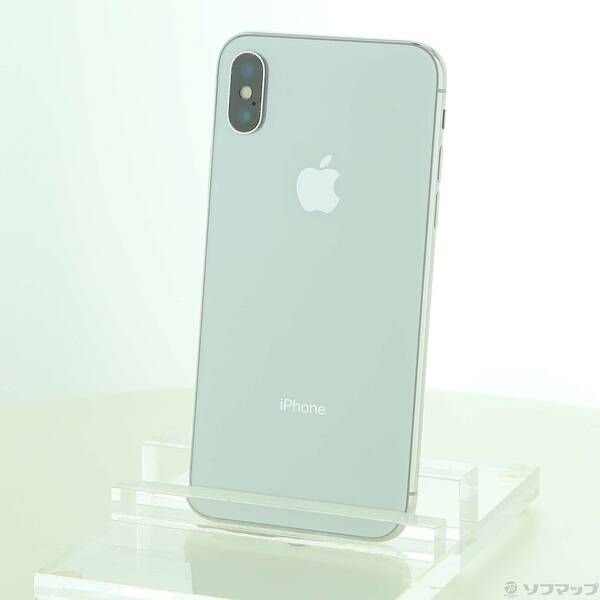 〔 品〕 iPhoneX 64 GB シルバー MQAY 2 J A SIMフリー 297