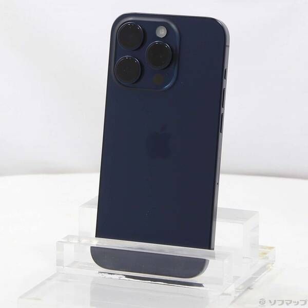 〔 品〕 iPhone15 Pro 128GB ブルーチタニウム MTUA3J A SIMフリー 305