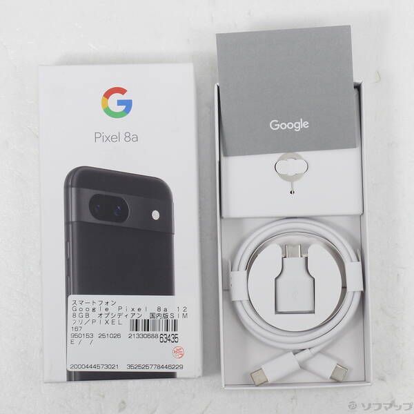 中古品〕 Google Pixel 8a 128GB オブシディアン G576D SIMフリー【262