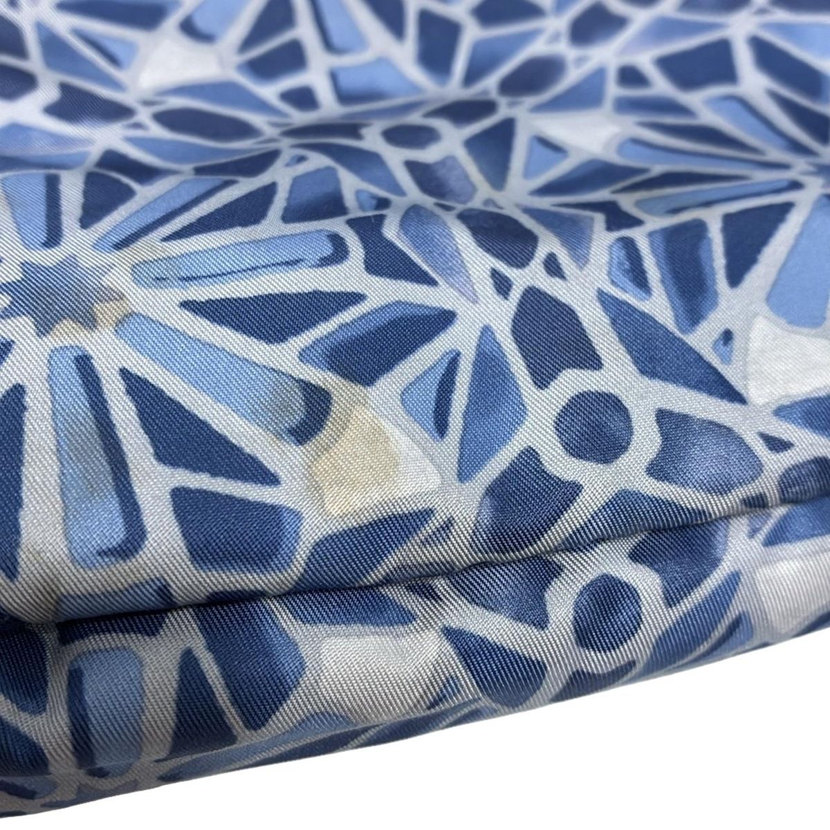 ネイビー×ライトブルー×グレー レザー