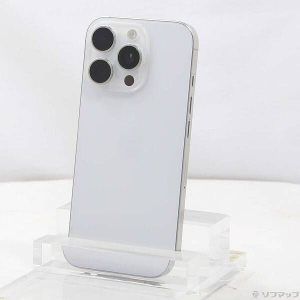 〔 品〕 iPhone16 Pro 256GB ホワイトチタニウム MYN13J A SIMフリー 344
