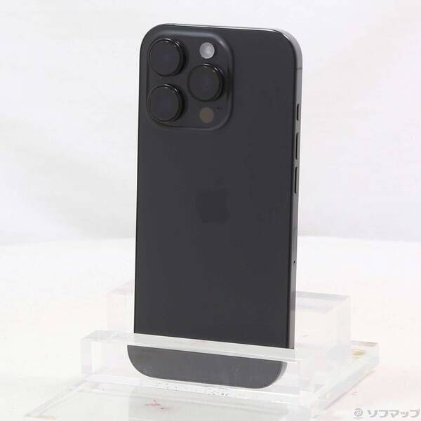〔 品〕 iPhone16 Pro 256GB ブラックチタニウム MYN03J A SIMフリー 368