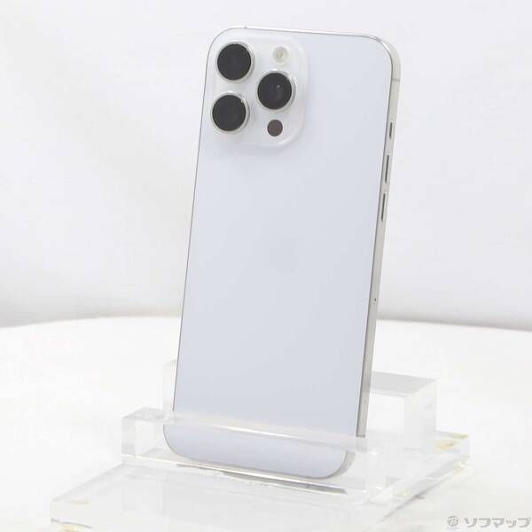 〔 品〕 iPhone16 Pro Max 256GB ホワイトチタニウム MYWH3J A SIMフリー 196