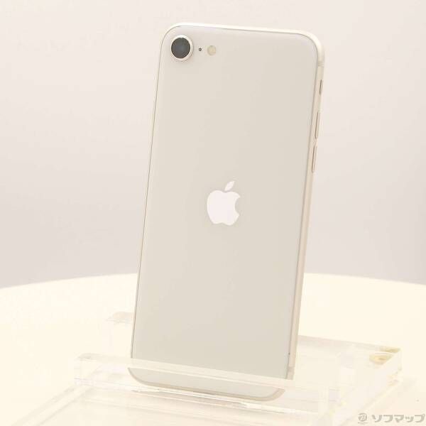 〔 品〕 iPhone SE 第3世代 64GB スターライト MMYD3J A SIMフリー 352